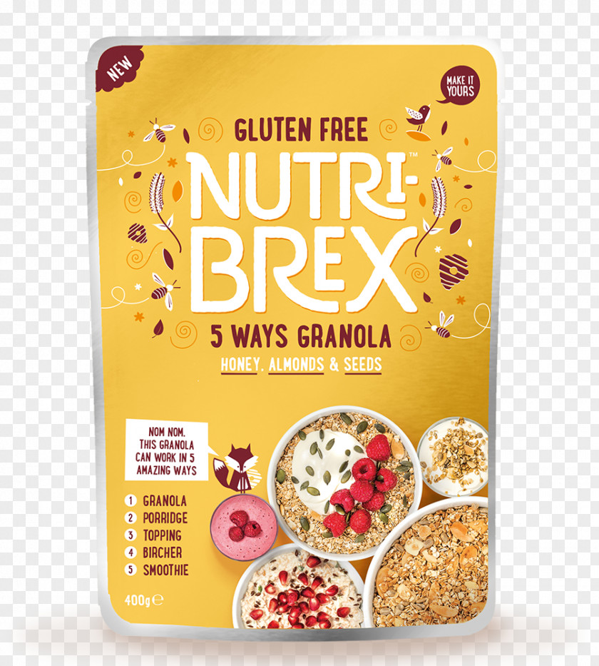 Breakfast Muesli Cereal Granola Almond PNG