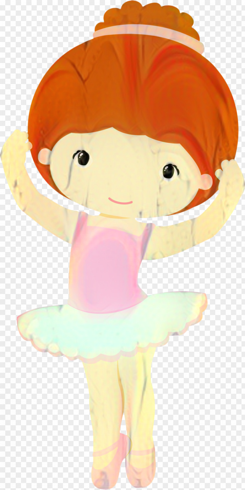 Pink Pointe Technique Girl Cartoon PNG