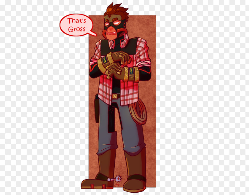 Sparks From Mars Costume Design Clown Tartan Character PNG