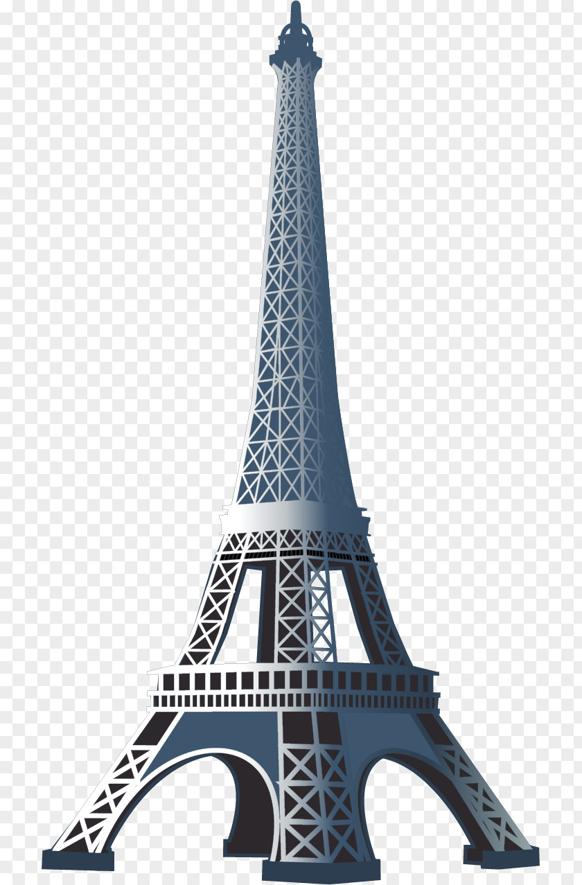 Vector Hand-drawn Eiffel Tower Drawing PNG