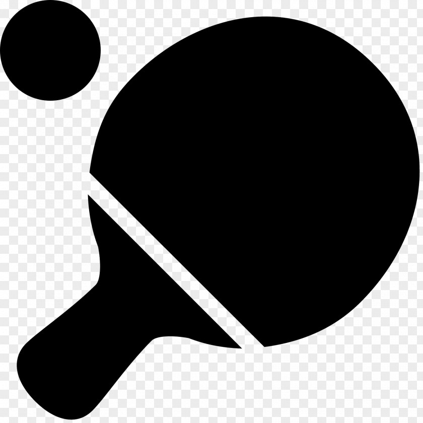 Baseball Ball Ping Pong Paddles & Sets Black White PNG