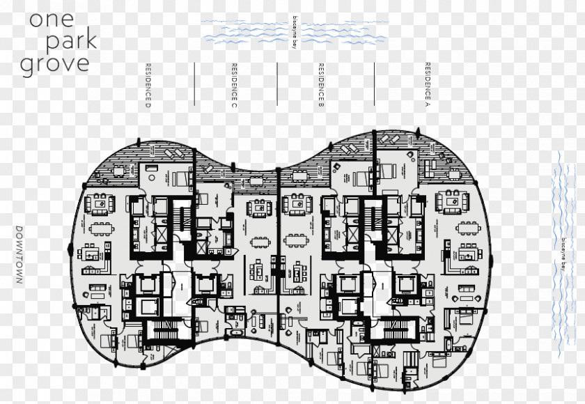 Coconut Grove Floor Plan Park Technical Drawing Engineering PNG