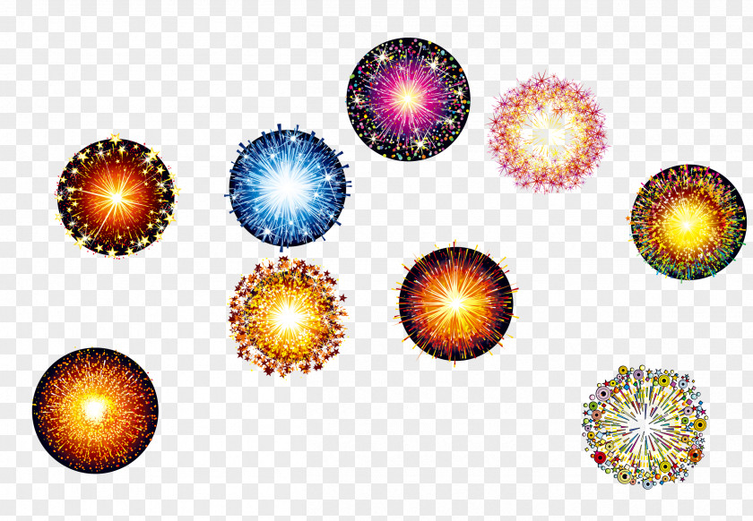 Fireworks Creative Elements Elements, Hong Kong Firecracker PNG