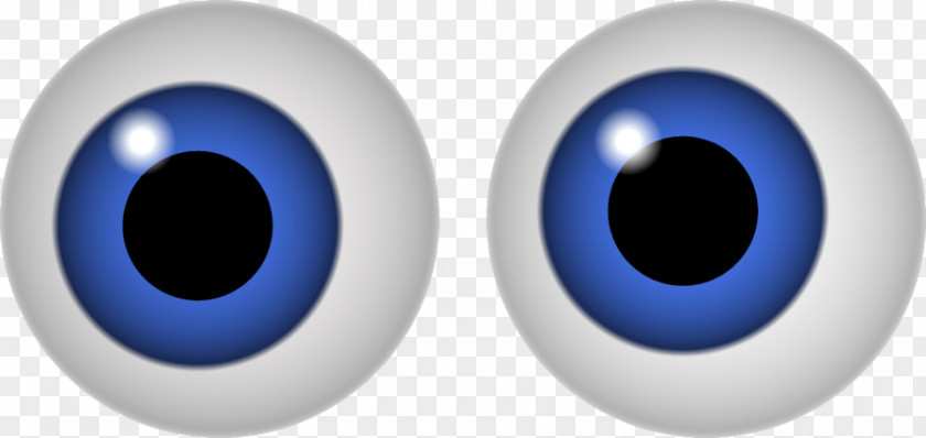 I See Cliparts Googly Eyes Blue Clip Art PNG
