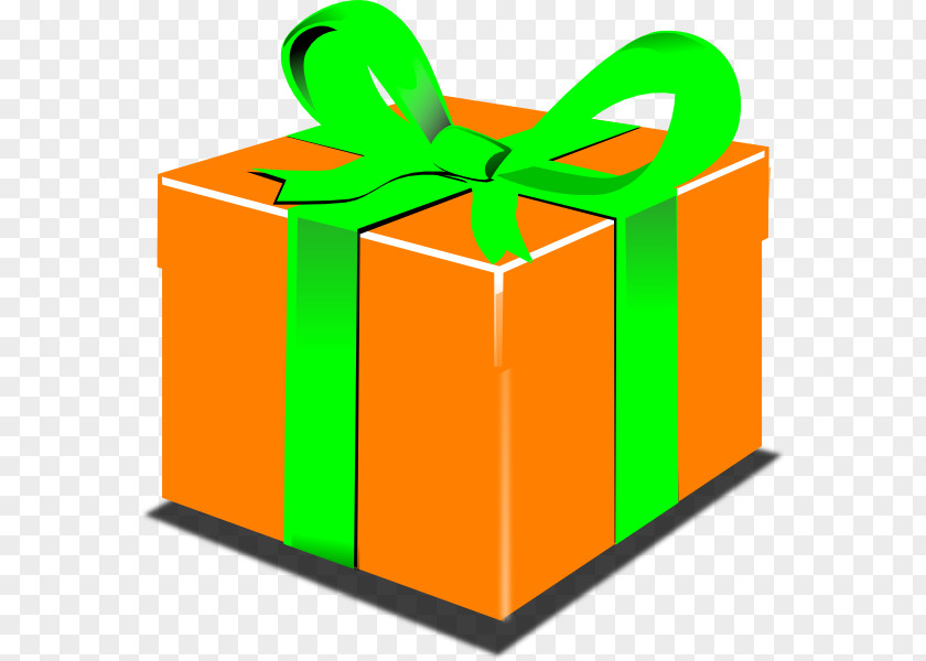 Present Christmas Gift Box Clip Art PNG