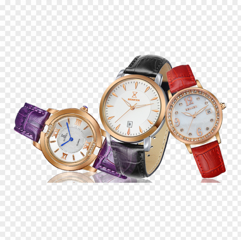 Three Watches Watch Strap PNG