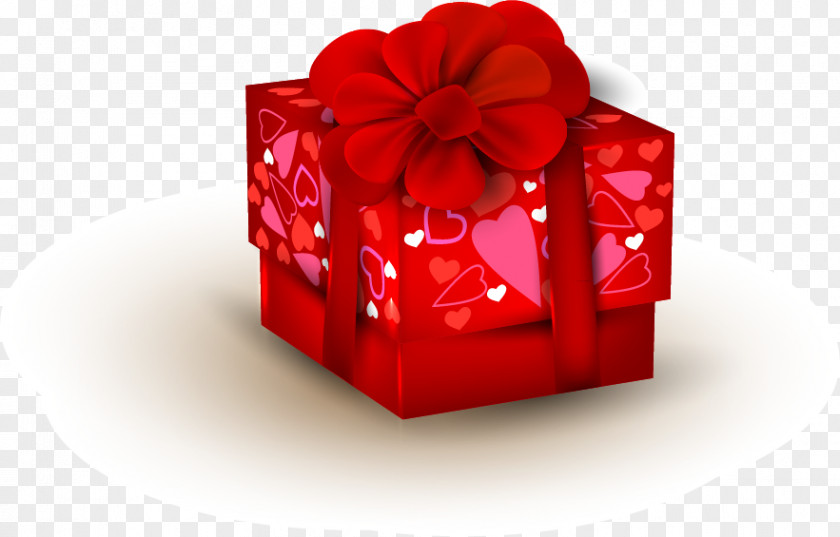 Valentine's Day Gift Box Valentines Clip Art PNG