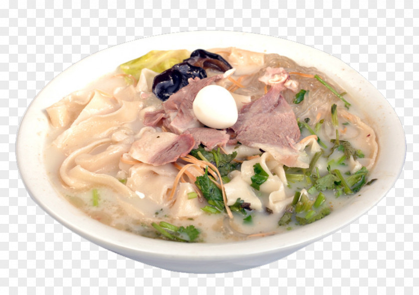 Bacon Huimian Laksa Ramen Chinese Cuisine Udon Noodle Soup PNG