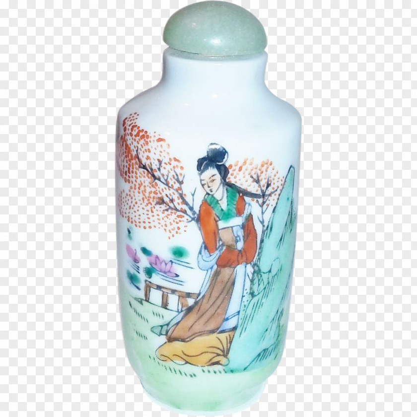 Bottle Snuff Jadeite Porcelain PNG