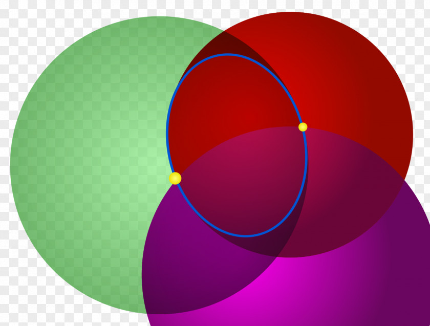 Circle 3-sphere Intersection Point PNG