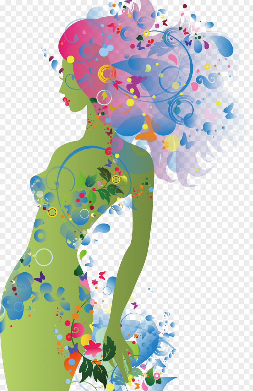 Fashion Woman Graphic Design PNG