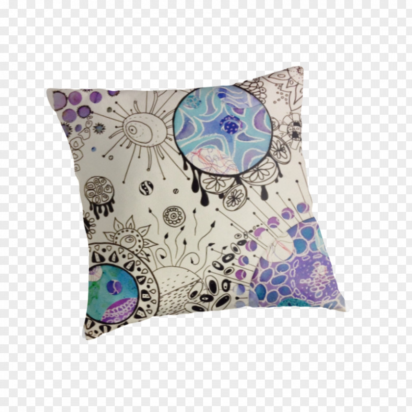 Hand Drawn People Cushion Throw Pillows PNG