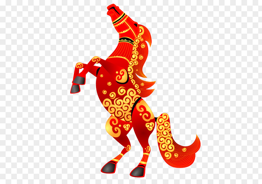 Horseshoe Upper Chinese New Year Lunar Greeting Card Zodiac PNG
