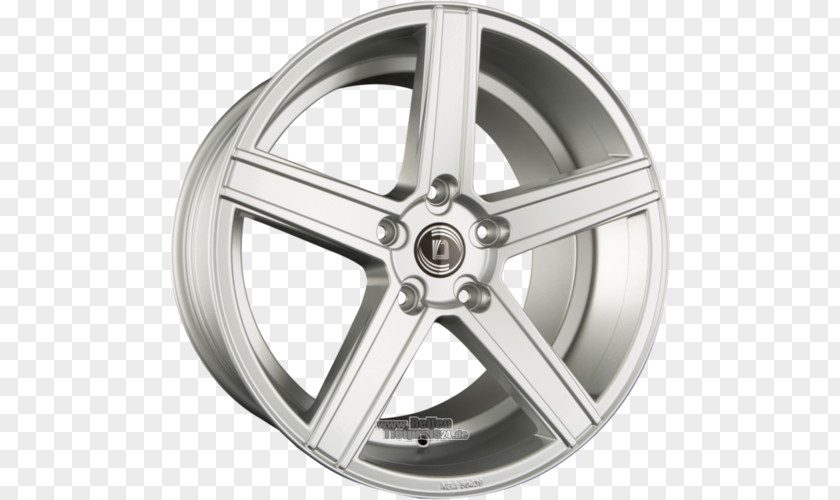 Silver Alloy Wheel Autofelge Rim Spoke PNG