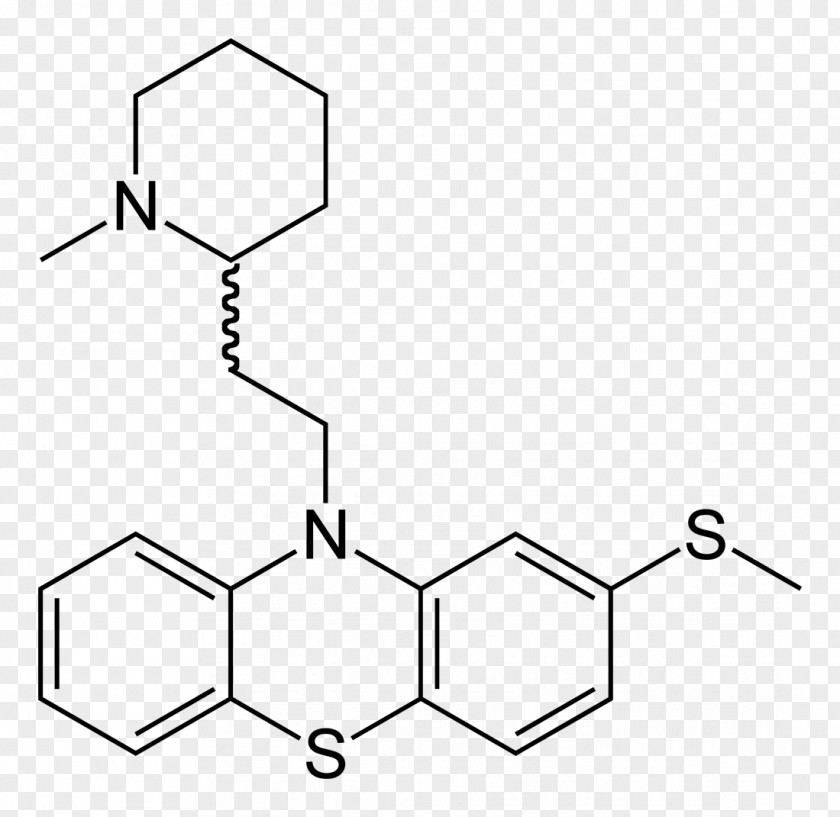 Skeleton Chlorpromazine Typical Antipsychotic Pharmaceutical Drug Tricyclic PNG