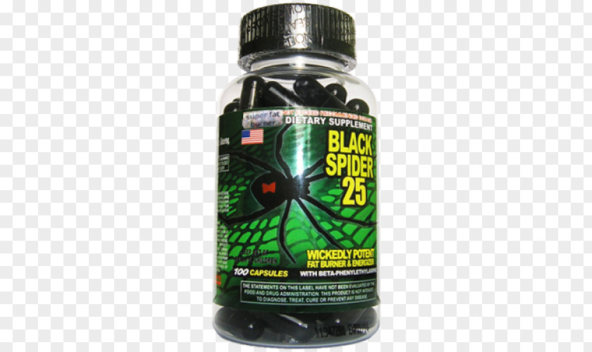Spider Pharmaceutical Drug Ephedra Dietary Supplement Southern Black Widow PNG