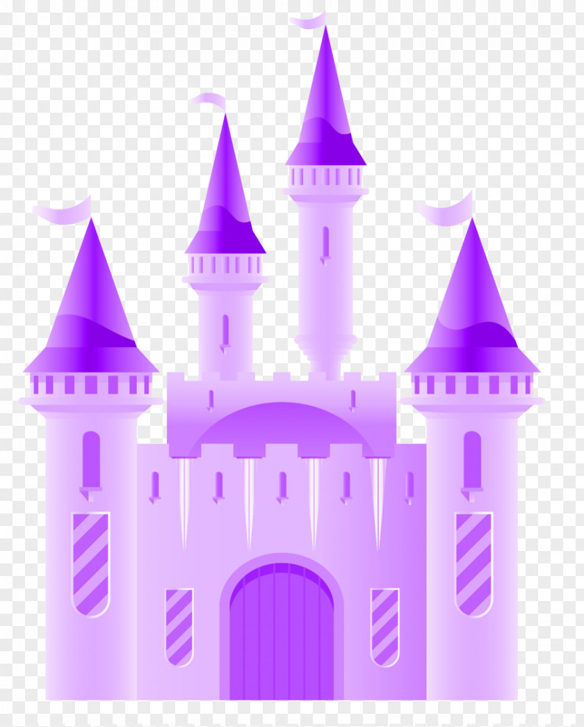 Steeple Pink Violet Purple Castle Landmark PNG