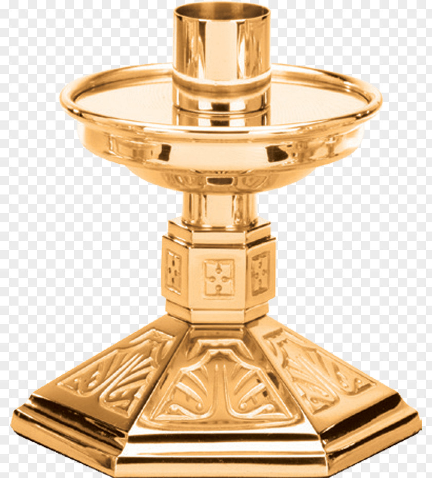 Altar Candlestick Brass .com PNG