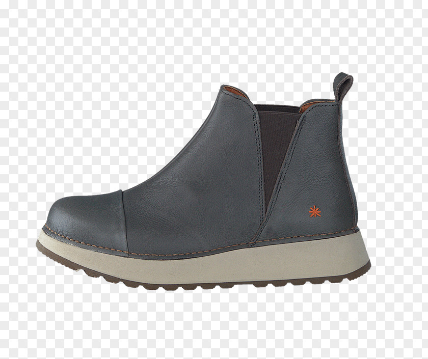 Boot Shoe Chelsea Leather Wedge PNG