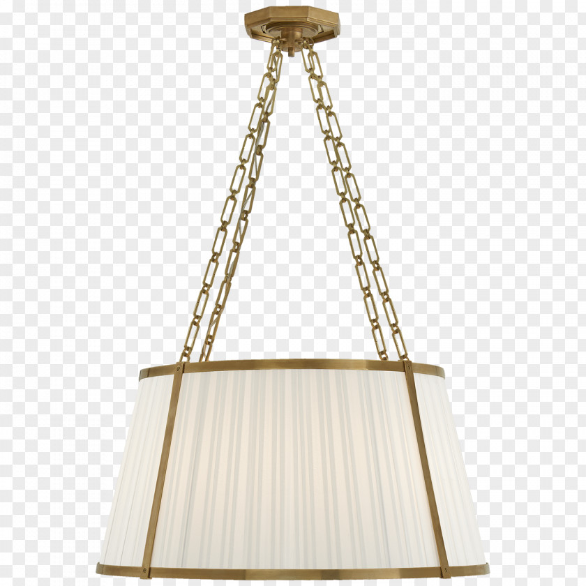 Brass Bronze Light Fixture Chandelier Textile PNG