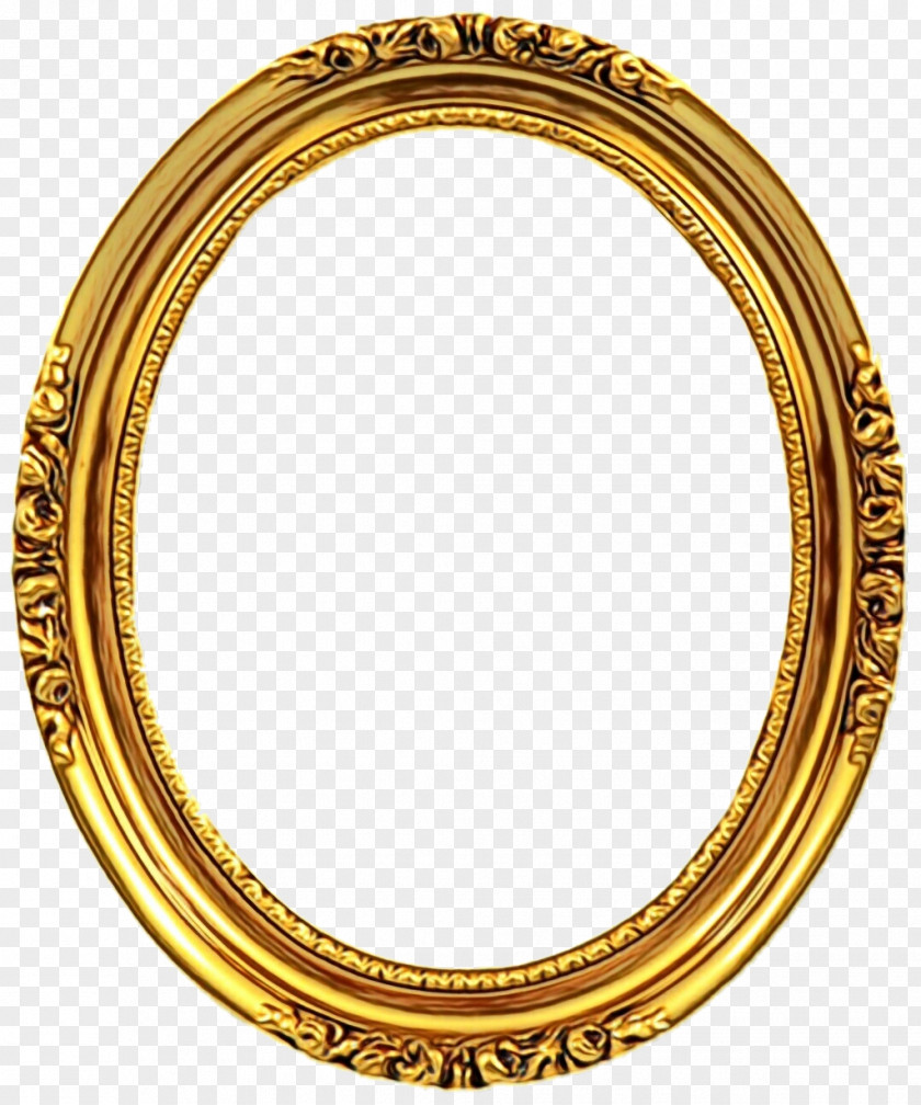 Brass Metal Gold Picture Frames PNG