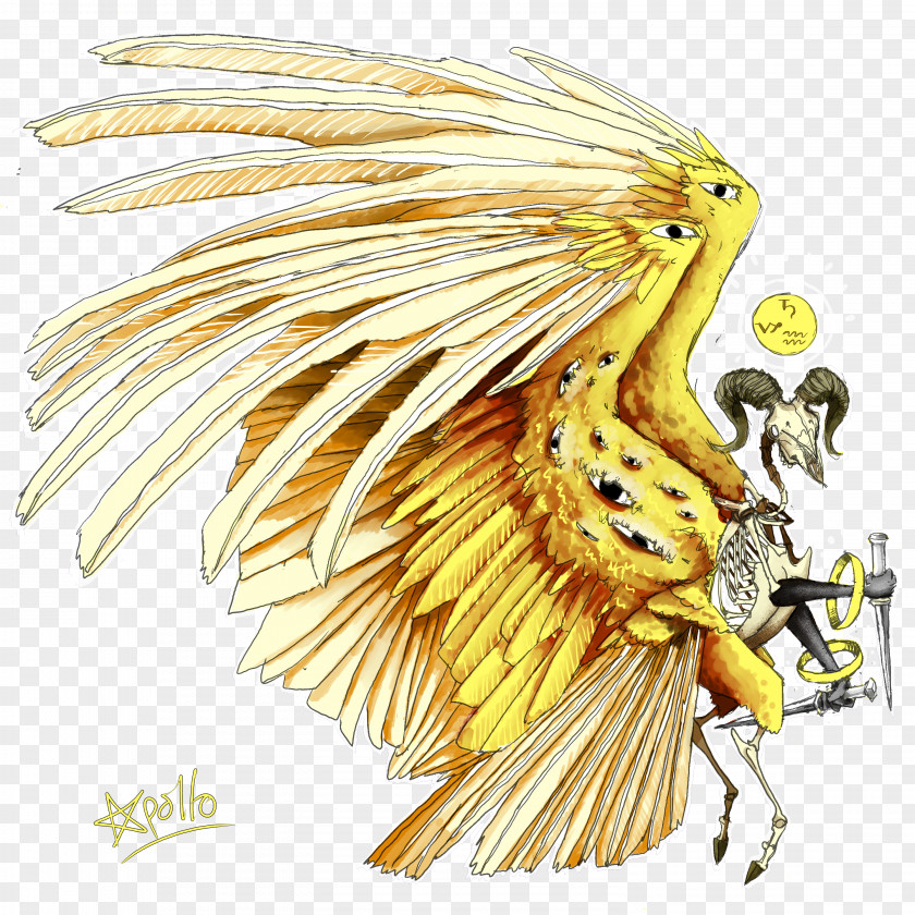 Castiel Wings Character Fan Art Beak PNG