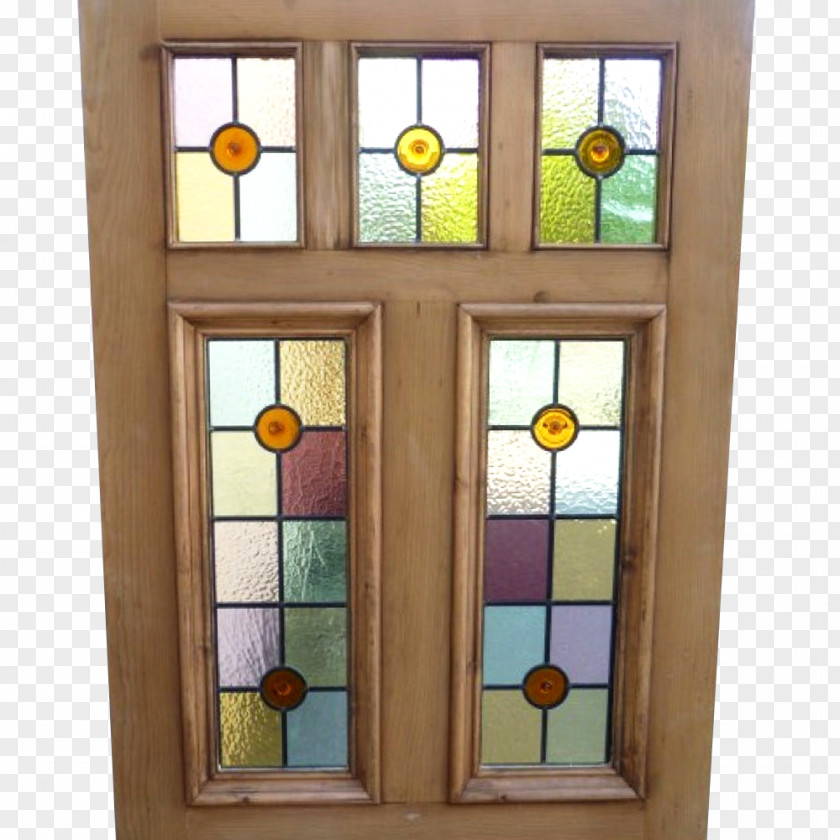 Door Stained Glass Reclaimed Lumber Cabinetry PNG