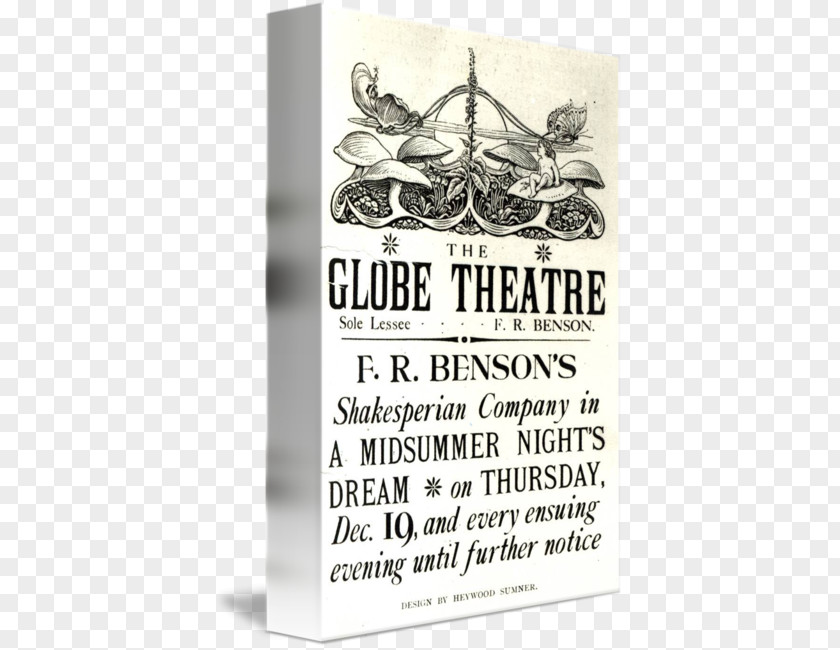 Dream Posters A Midsummer Night's Globe Theatre, London Poster Printing Advertising PNG