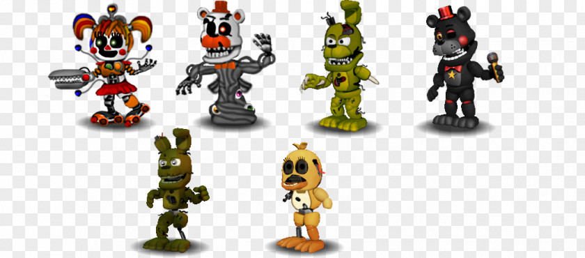 Fnaf World Adventure Five Nights At Freddy's 2 Animatronics Action & Toy Figures Character PNG