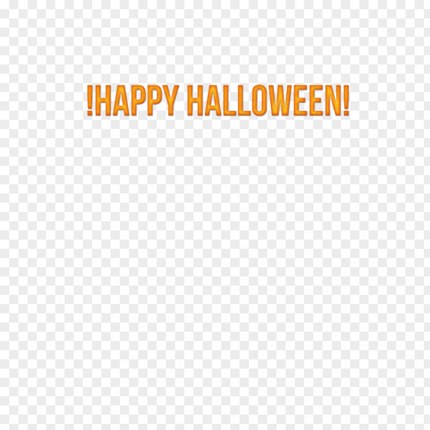 Happy Halloween Logo Line Font PNG
