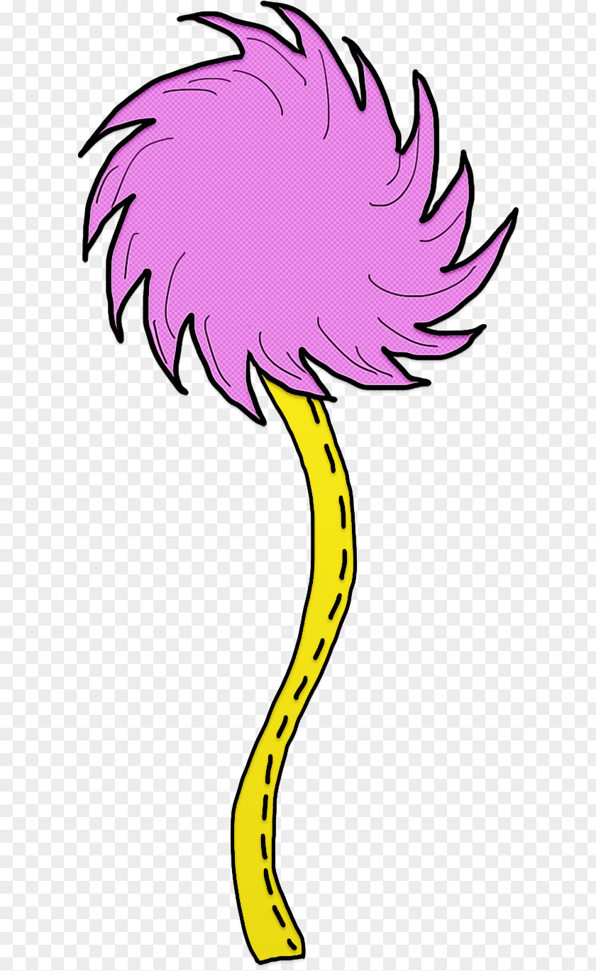 Pink Yellow Cartoon Violet Line PNG