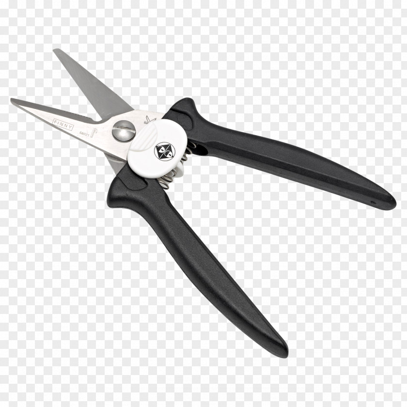 A Pair Of Scissors Diagonal Pliers Lineman's Angle PNG