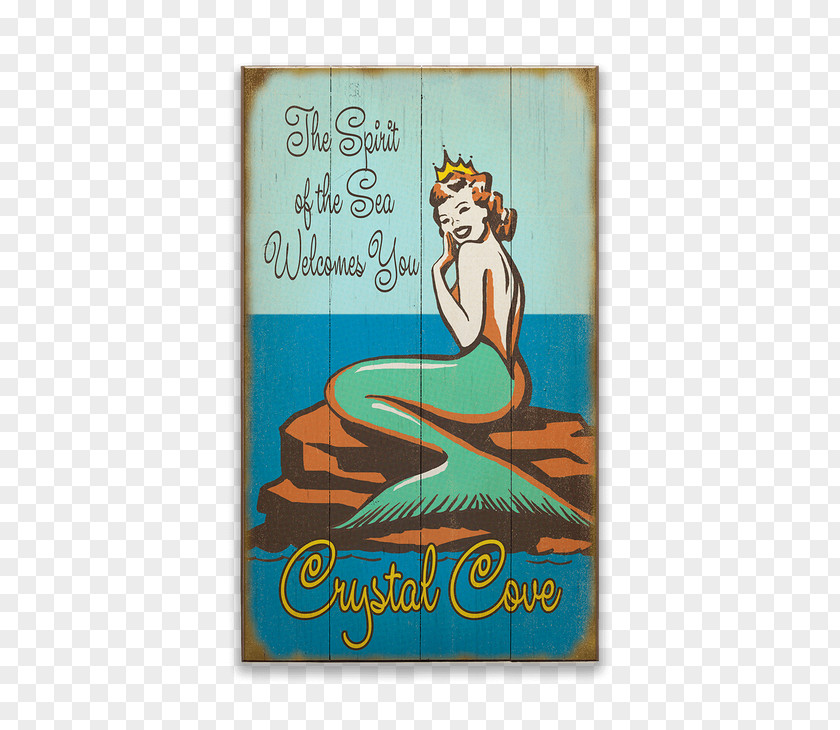 Mermaid Poster Coastal Catalyst Art PNG