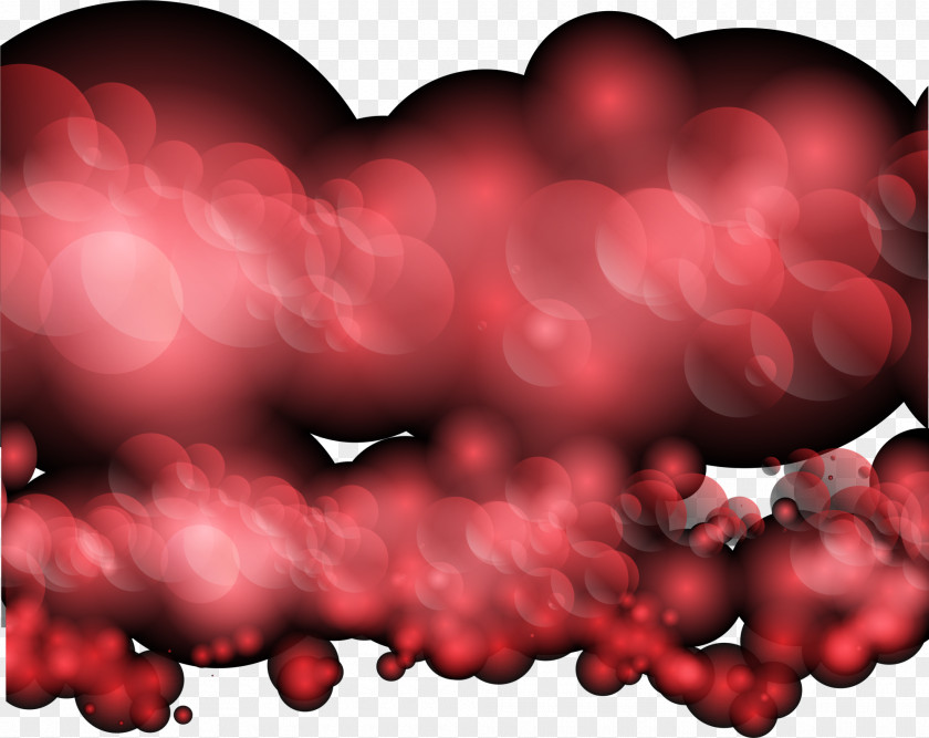 Red Bubble Halo Light PNG