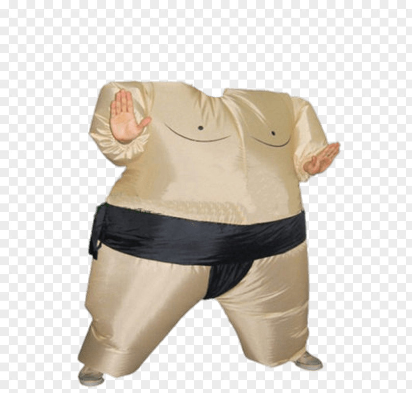 Sumo Inflatable Costume Wrestling Suit PNG