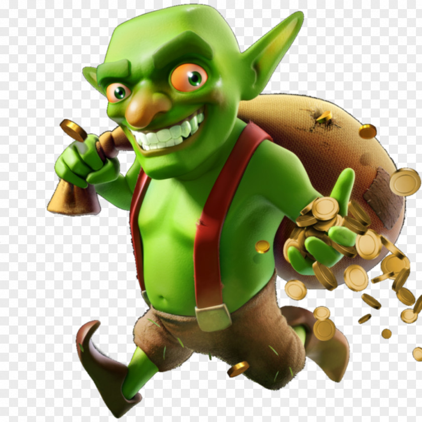 Clash Of Clans Green Goblin Royale Free Gems PNG