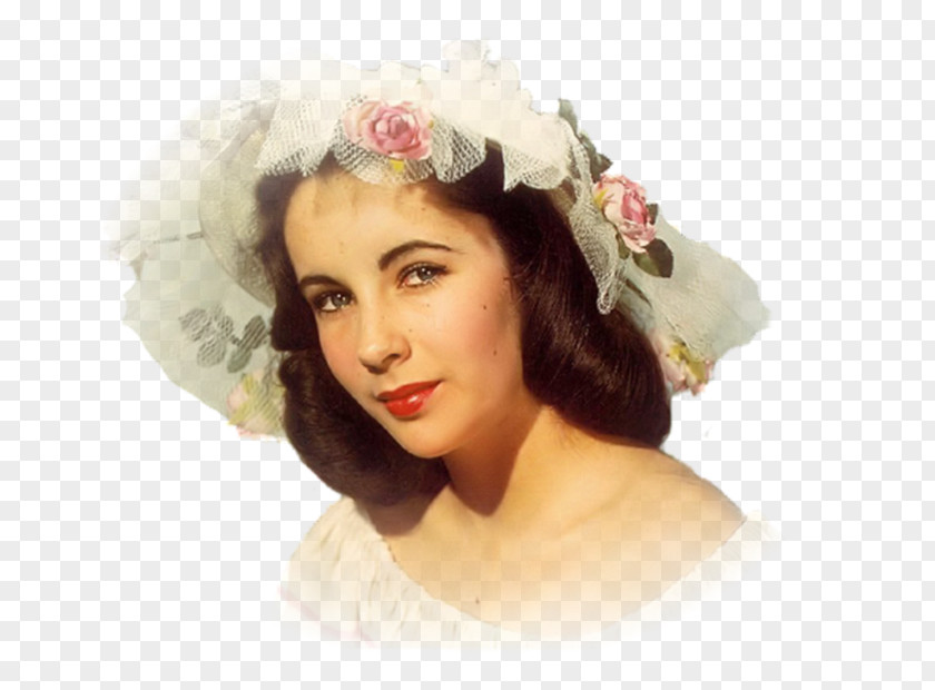 Elizabeth Taylor National Velvet Lassie Come-Home Headpiece PNG