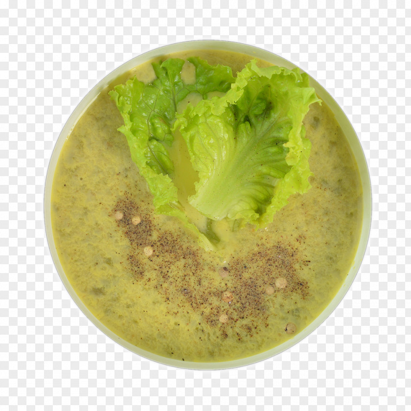 Salad Leek Soup Smoked Salmon Vegetarian Cuisine Potage Lettuce PNG