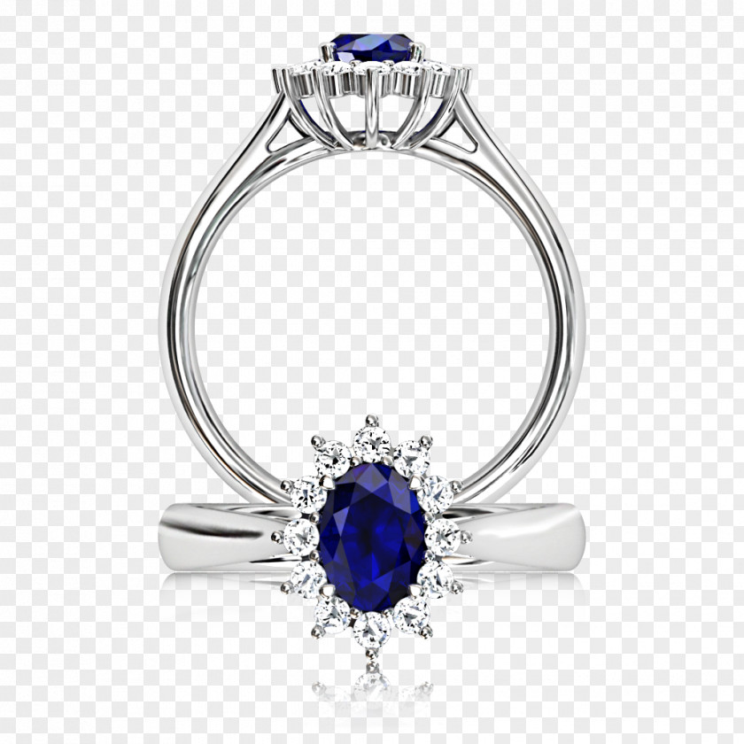 Sapphire Ring Jewellery Diamond Blue PNG