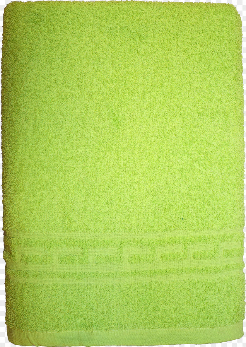 Towel Green Material Linens Rectangle PNG