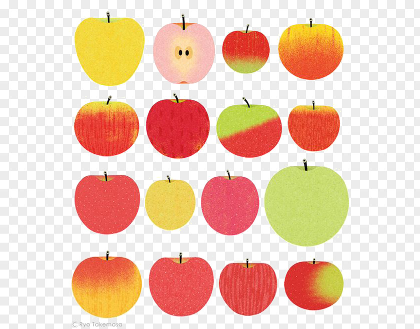 Cartoon Apple Flat Uff32uff39uff2f Illustrator Illustration PNG