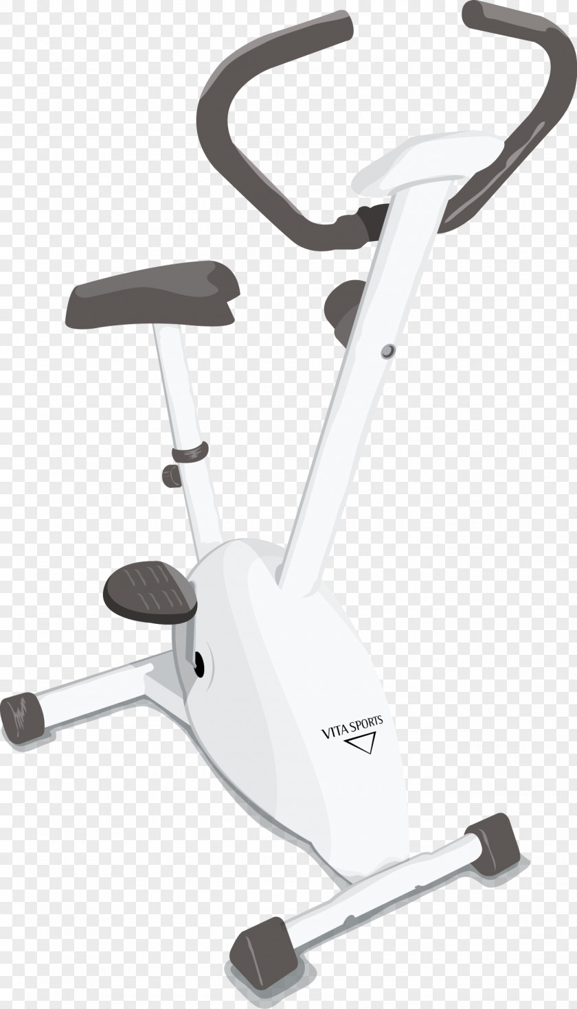Cartoon Vector Fitness Physical Exercise High-intensity Interval Training Stationary Bicycle Aerobic PNG