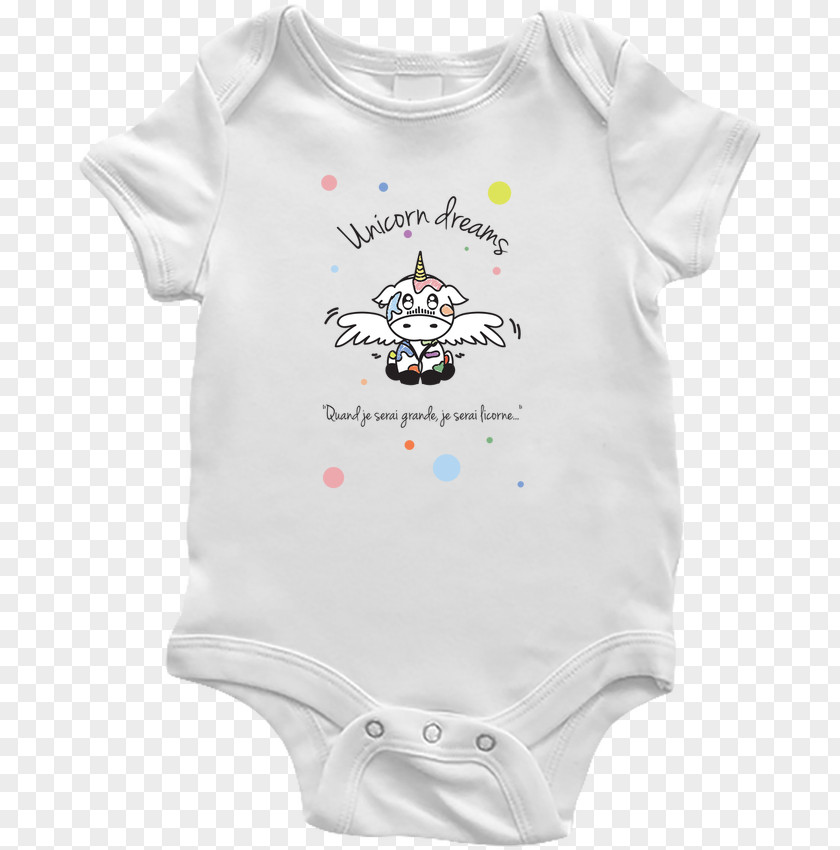 Dream Unicorn Baby & Toddler One-Pieces T-shirt Sleeve Bodysuit Snap Fastener PNG