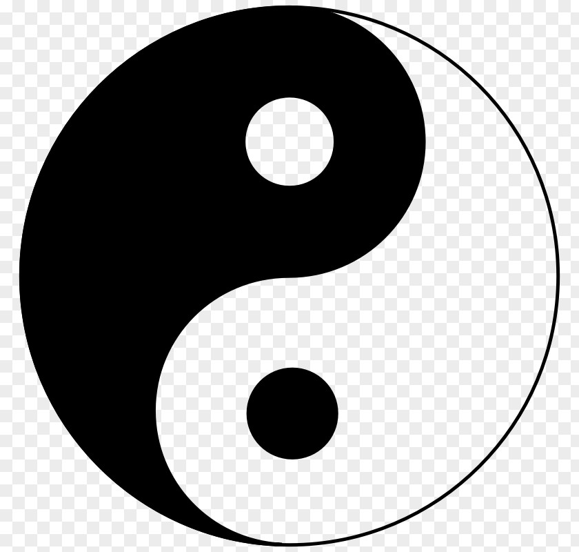 Red Hand Yin And Yang Symbol Taoism Concept PNG