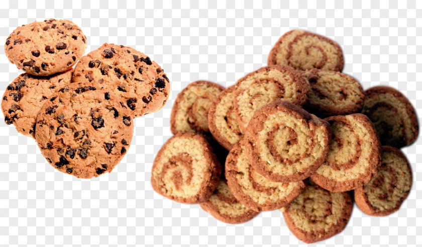 Two Kinds Of Cookies Chocolate Chip Cookie Bakery Bread Pastry PNG