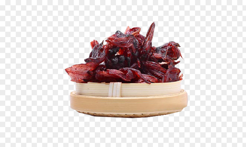 Bamboo Basket Of Roselle Picture Material Chinese Cuisine Spare Ribs Fried Rice Meat Dian Xiao Er PNG