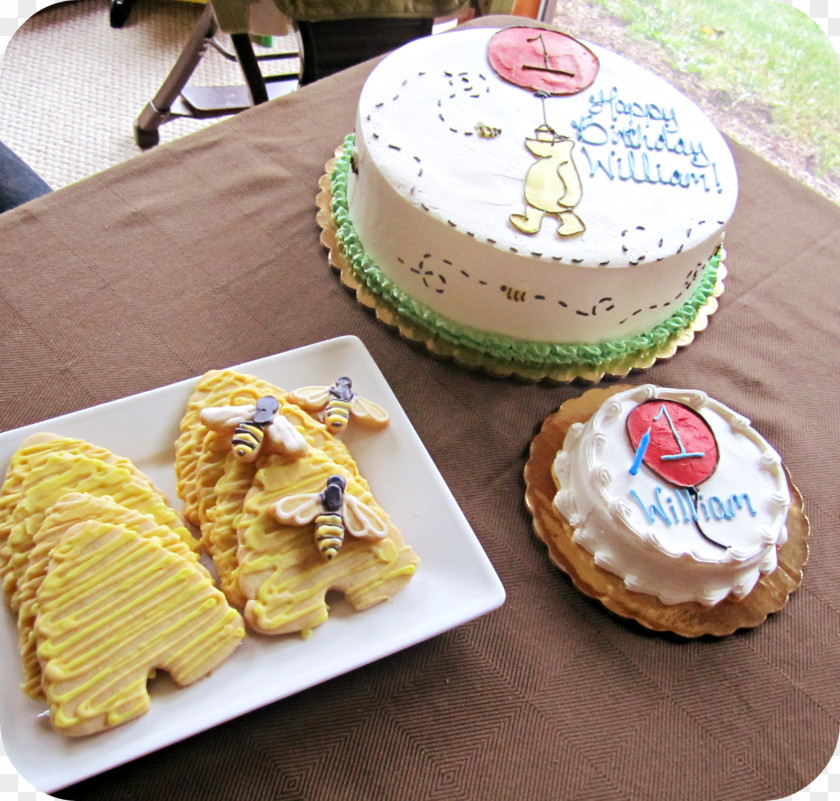 Creative Cakes Winnie-the-Pooh Birthday Cake Party PNG