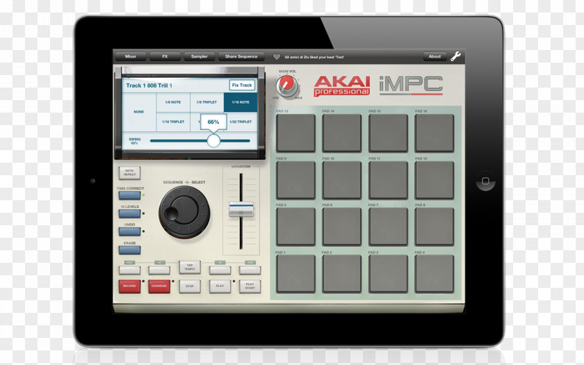 Ipad IPod Touch Akai MPC AKAI Professional PNG