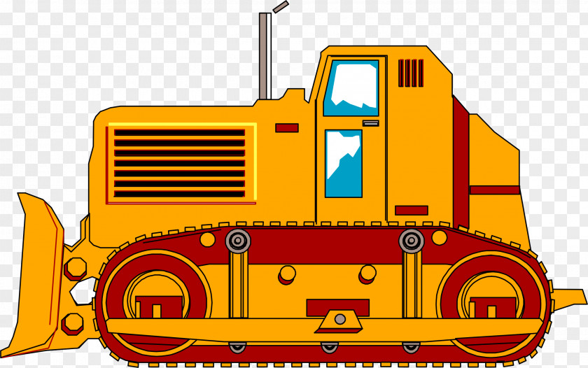 Bulldozer Caterpillar D9 Heavy Machinery Clip Art PNG