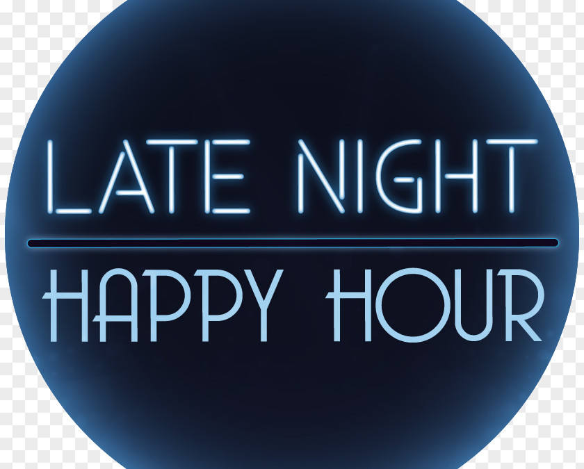 Late Night Happy Hour Logo Bar Font PNG